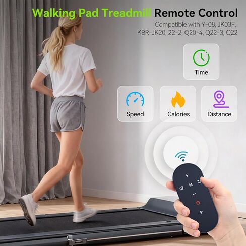 PZL Replacement Remote Control fit for REDLIRO Treadmill Y-08 JK03F, for LIVIVOX Walking Pad 22-2 Q20-4, for EGORUN Under Desk Treadmill Q22-3, for ActiveLife Q22 in Saudi Arabia