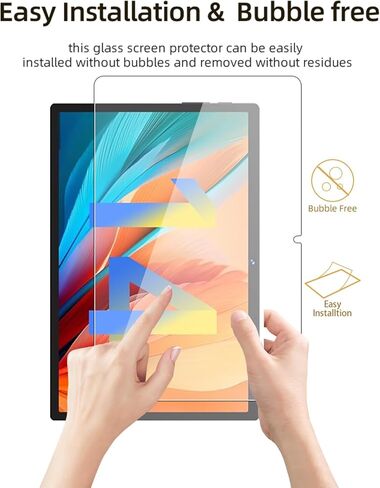 واقي شاشة لجهاز SHARECLOUD P10C اللوحي مقاس 10.1 بوصة، طبقة من الزجاج المقسى مضادة للخدش وحساسية لمس عالية، عبوة من قطعتين. in Kuwait