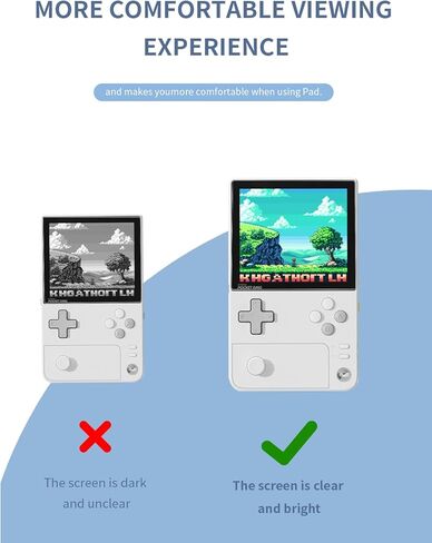 واقي شاشة لوحدات تحكم الألعاب المحمولة AYANEO Pocket DMG من الزجاج المقسى، واقي شاشة لـ AYANEO Pocket DMG المحمولة للألعاب مضاد للخدش وحساس وصلابة 9H in Kuwait