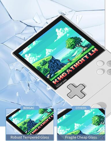 واقي شاشة لوحدات تحكم الألعاب المحمولة AYANEO Pocket DMG من الزجاج المقسى، واقي شاشة لـ AYANEO Pocket DMG المحمولة للألعاب مضاد للخدش وحساس وصلابة 9H in Kuwait