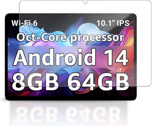 واقي شاشة لجهاز CFVOCUY TS-EM101A Android 14 Tablet 10.1 بوصة، زجاج مقسى بصلابة 9H لجهاز CFVOCUY TS-EM101A اللوحي مضاد للخدش، خالٍ من الفقاعات، وضوح عالي الدقة in Kuwait