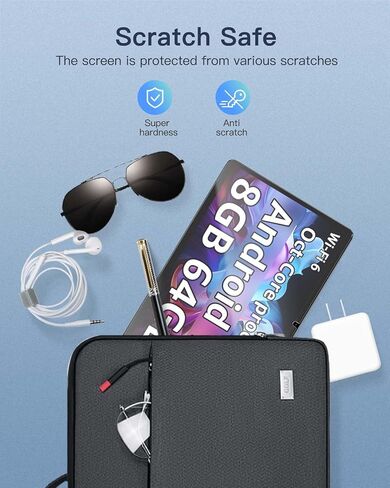 واقي شاشة لجهاز CFVOCUY TS-EM101A Android 14 Tablet 10.1 بوصة، زجاج مقسى بصلابة 9H لجهاز CFVOCUY TS-EM101A اللوحي مضاد للخدش، خالٍ من الفقاعات، وضوح عالي الدقة in Kuwait