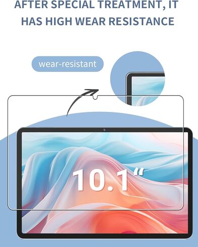 [عبوتان] واقي شاشة لجهاز DigiLand 1058 2025 Tablet 10.1 بوصة من الزجاج المقوى، واقي شاشة لجهاز DigiLand 1058 5G 10.1 بوصة مضاد للخدش وحساس وصلابة 9H in Kuwait