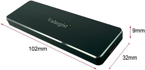 حاوية NGFF/M.2 NVME SSD، محول خارجي من الألومنيوم لـ USB 3.1 Gen 2 (10 جيجابت في الثانية) إلى محرك الحالة الصلبة NGFF NVMe PCI-e M-Key (حاوية USB مكعبة) in Kuwait