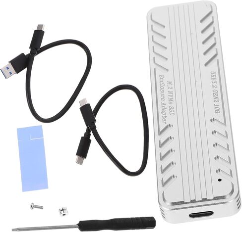 حافظة محرك الأقراص الصلبة Nvme SSD مصنوعة من سبائك الألومنيوم ومحول USB-c Pcie متوافق مع وحدة تخزين خارجية محمولة Ssds لنقل البيانات بسرعة عالية in Kuwait