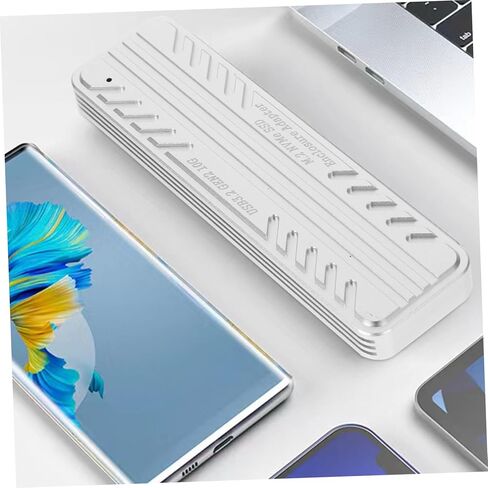 حافظة محرك الأقراص الصلبة Nvme SSD مصنوعة من سبائك الألومنيوم ومحول USB-c Pcie متوافق مع وحدة تخزين خارجية محمولة Ssds لنقل البيانات بسرعة عالية in Kuwait
