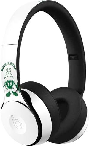 غلاف صوتي من Skinit متوافق مع Beats Solo Pro - تصميم بقع مخططة من لوني تونز مارفن ذا مارتيان مرخص رسميًا in Kuwait