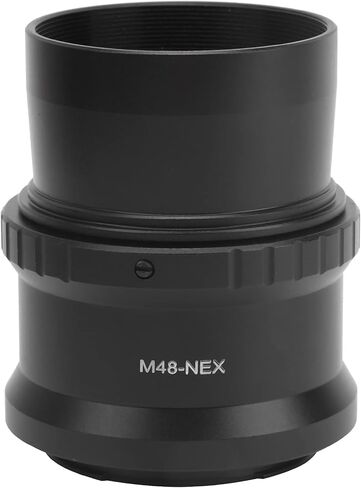 M48x0.75mm Telescope Adapter, Full Functions, Aluminum Alloy M48-NEX Lens Adapter for Astronomical Telescope for EMount Camera in Saudi Arabia