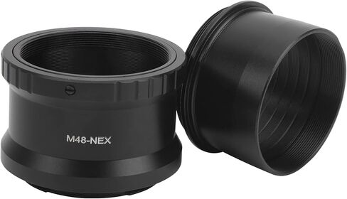 M48x0.75mm Telescope Adapter, Full Functions, Aluminum Alloy M48-NEX Lens Adapter for Astronomical Telescope for EMount Camera in Saudi Arabia