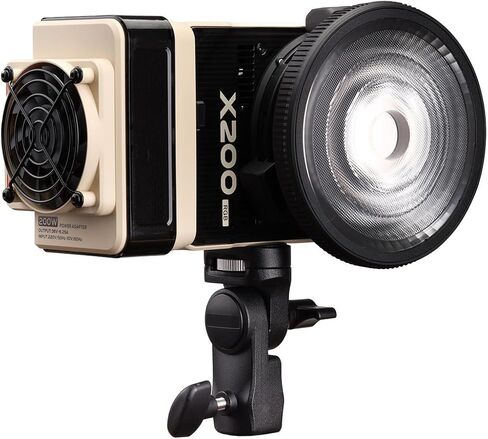 Andoer 200W COB LED Video Light CRI95 TLCI97 Photography Light with 1.3 Inch Screen for Studio (X200RGB) in Saudi Arabia