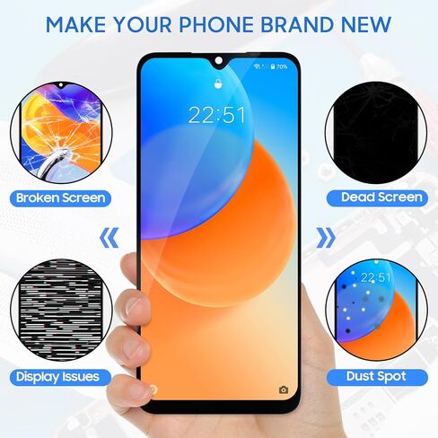 Screen Replacement for Samsung Galaxy Note 10 Plus SM-N975 SM-N976 LCD Display Touch Screen Digitizer Assembly Repair Kit (Incell Black witth Frame,Not Fingerprint) in Saudi Arabia