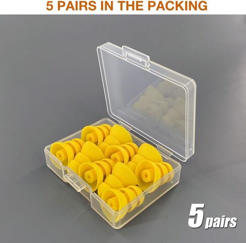 Triple Flange Eartips Replacement for Se846 Se535 Se215 & Elgin Discord Gen 3/Discord Gen 2/Rumble/Rumble Wired & Etymotic ER2XR /ER3XR/ ER4XR & ISOtunes PRO Earbuds Earpad * 5 Pairs in Saudi Arabia