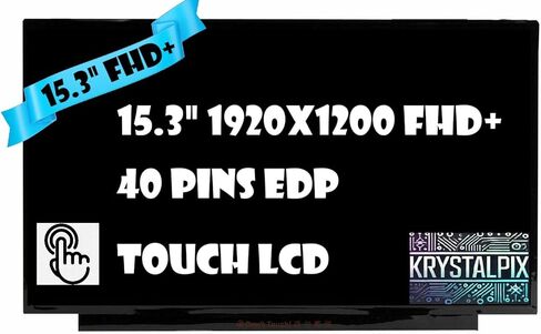 Replacement Touch LCD for BOE NV153WUM-T41 V8.0 LCD Screen 15.3" FHD+ 40 Pins LED On-Cell Display Touch Panel (for Touch Screen Only) by KrystalPix in Saudi Arabia