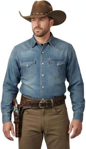 TJAYZ 38/357 Caliber Western Gun Belt and Holster – American Company Full Grain Leather Cowboy Heritage Rig, Tooled Revolver Holster, Right Hand Draw, SASS Cowboy Action in Saudi Arabia