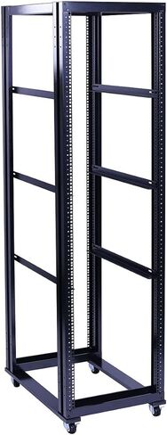 Raising Electronics Server Rack Open Frame Rack 4 Post 19 inch Adjustable Server/Audio Rack Cold Rolled Aluminum UL(42U,31 Depth) in Saudi Arabia