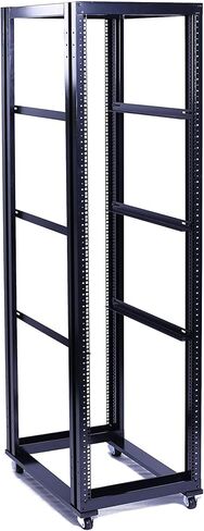 Raising Electronics Server Rack Open Frame Rack 4 Post 19 inch Adjustable Server/Audio Rack Cold Rolled Aluminum UL(42U,31 Depth) in Saudi Arabia