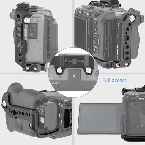 LEFTFOTO FX3 / FX30 Handle Extension Rig and Camera Cage Kit,Compatible with Sony FX3 FX30 XLR Handle Unit for Sony FX3 FX30 Camera in Saudi Arabia