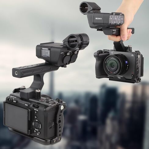 LEFTFOTO FX3 / FX30 Handle Extension Rig and Camera Cage Kit,Compatible with Sony FX3 FX30 XLR Handle Unit for Sony FX3 FX30 Camera in Saudi Arabia