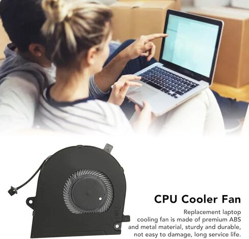 مروحة تبريد وحدة المعالجة المركزية للكمبيوتر المحمول بديلة من Vikye لجهاز Dell Latitude 3301 Vostro 5390 5391 7391 P114G مع موصل طاقة 4 دبابيس، مادة ممتازة، سهلة الاستخدام، حجم صغير in Kuwait