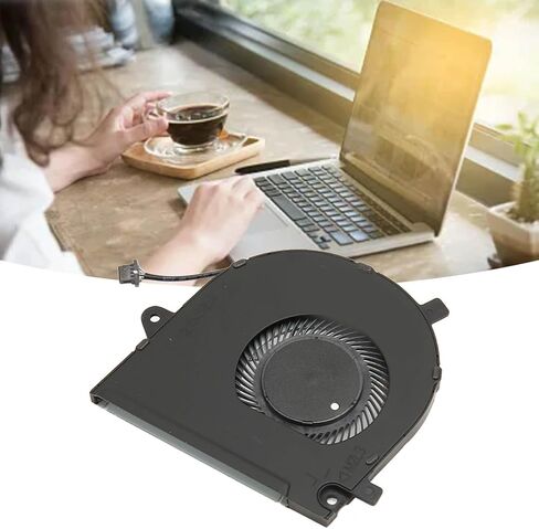 مروحة تبريد وحدة المعالجة المركزية للكمبيوتر المحمول بديلة من Vikye لجهاز Dell Latitude 3301 Vostro 5390 5391 7391 P114G مع موصل طاقة 4 دبابيس، مادة ممتازة، سهلة الاستخدام، حجم صغير in Kuwait