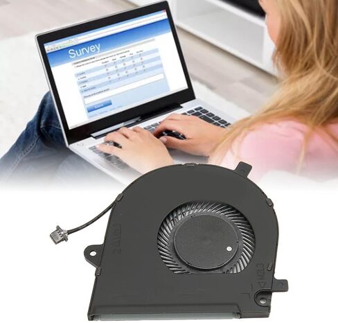 مروحة تبريد وحدة المعالجة المركزية للكمبيوتر المحمول بديلة من Vikye لجهاز Dell Latitude 3301 Vostro 5390 5391 7391 P114G مع موصل طاقة 4 دبابيس، مادة ممتازة، سهلة الاستخدام، حجم صغير in Kuwait