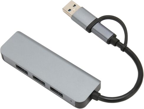 4 in 1 USB 3.0 Hub, 5Gbps USB C to USB Splitter, USB Hub Extender, Plug and Play, Compatible with,OS in Kuwait