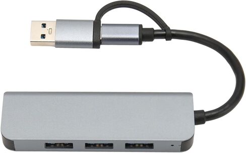 4 in 1 USB 3.0 Hub, 5Gbps USB C to USB Splitter, USB Hub Extender, Plug and Play, Compatible with,OS in Kuwait