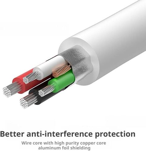 بطاقة صوت USB 2 في 1 ومحور 3 منافذ - 7.1 قناة صوتية مع دعم ميكروفون، توصيل وتشغيل USB 2.0 Hub لطابعة ماوس لوحة المفاتيح وسماعات الرأس على الكمبيوتر المحمول المكتبي الذي يعمل بنظام Windows in Saudi Arabia