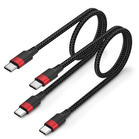 USB C to USB C Cable 3ft ، 3 Pack USB C Charger Charger Cable Rived USB C To C Cable Charging Fast For iPhone 15 16 Samsung Galaxy S23 Note 20 A50 Moto LG iPad Pro Air Macbook ، USBC to USBC Cord 3ft in Saudi Arabia