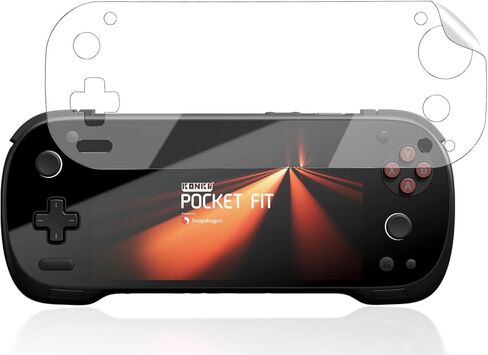 عبوة واحدة من واقي الشاشة لجهاز AYANEO KONKR Pocket FIT لوحدة التحكم في الألعاب المحمولة، شفاف، فيلم مرن، صديق للحافظة، من أجل KONKR Pocket FIT، وضوح عالي الدقة in Saudi Arabia