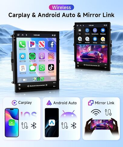 2G 64G Android Car Stereo for Hummer H2 2002-2007 with Wireless Carplay Android Auto Radio, 9.7'' Touch Screen Head Unit with GPS Navigation Bluetooth Mirror Link WiFi FM/RDS EQ AHD Backup Camera SWC in Saudi Arabia