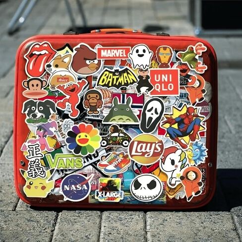 Amazing Stickers | 100pcs Random Stickers Pack | Adults Teens Kids | Waterproof Vinyl Stickers Decals | Water Bottles, Skateboards, Helmets, Laptops, Bicycle in Saudi Arabia