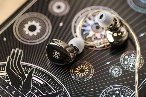 Linsoul SIMGOT EA500 LM 2nd Gen Dual-Magnet & Dual-Cavity Dynamic Driver in Ear Monitor + ZiiGaat Square Earbud Case in Saudi Arabia
