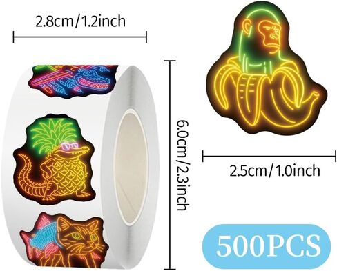 500pcs Italian Brainrot Roll Stickers for Kids, Tralalero Tralala or Tung Tung Tung Sahur Sticker of Waterproof Vinyl for Laptop Water Bottle Phone Case, Home Activity or Class Prizes Party Favors in Saudi Arabia