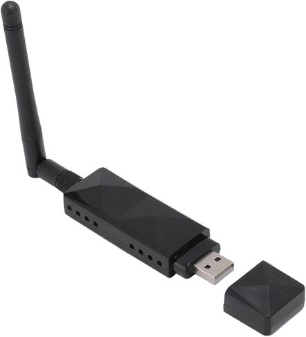 محول Denash USB WiFi، محول شبكة لاسلكي للكمبيوتر بسرعة 150 ميجا بت في الثانية مع شريحة AR9271، بطاقة شبكة لاسلكية مع هوائي قابل للفصل 2dBi لأجهزة الكمبيوتر التلفزيونية in Kuwait