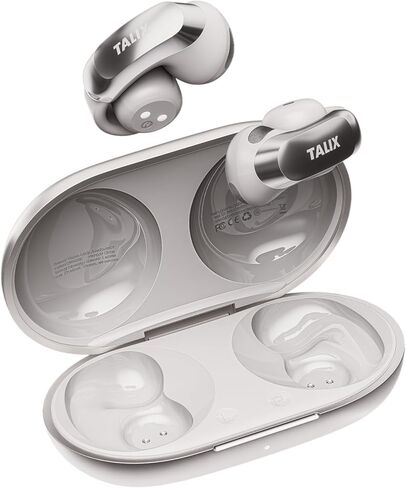 HHOGene TALIX Halo G1 Clip-On Earbuds, 5.3 Bluetooth Wireless Open-Ear Earbuds Noise Cancelling, Ultra-Light, 4 Mics Immersive Sound, Comfort Design for Workouts and Daily Use, Midnight Black in Kuwait