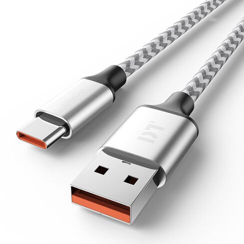 كابل USB C بطول 30 قدمًا، سلك شحن سريع 35 وات، من النوع C ذكر إلى ذكر (9 متر) مجدول للشحن لكاميرا الأمان iPhone 17/16/15 iPad Android Phone/الكمبيوتر اللوحي وما إلى ذلك. in Kuwait