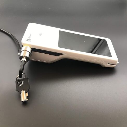 Tether Lock and Security Cable: Device to Countertop, Two Keys 6.6 Foot (Black) in Saudi Arabia
