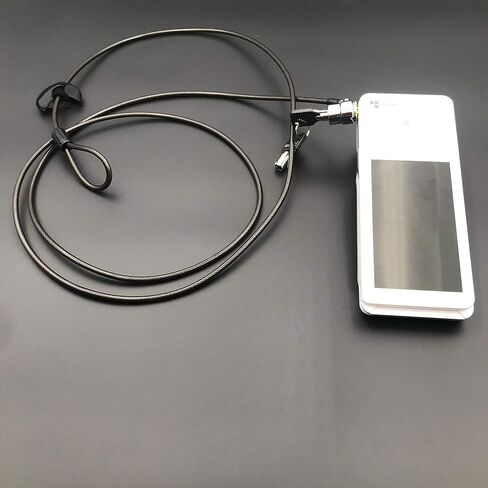 Tether Lock and Security Cable: Device to Countertop, Two Keys 6.6 Foot (Black) in Saudi Arabia