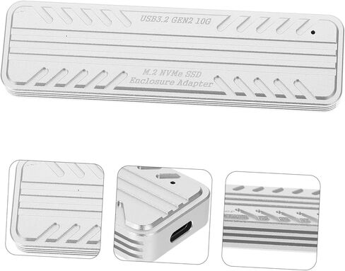 حافظة SSD من سبائك الألومنيوم USB C Pcie محول حافظة Nvme SSD خارجية متوافقة مع وحدة تخزين USB 3.2 المحمولة عالية السرعة in Saudi Arabia