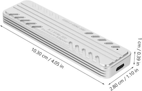 حافظة SSD من سبائك الألومنيوم USB C Pcie محول حافظة Nvme SSD خارجية متوافقة مع وحدة تخزين USB 3.2 المحمولة عالية السرعة in Saudi Arabia
