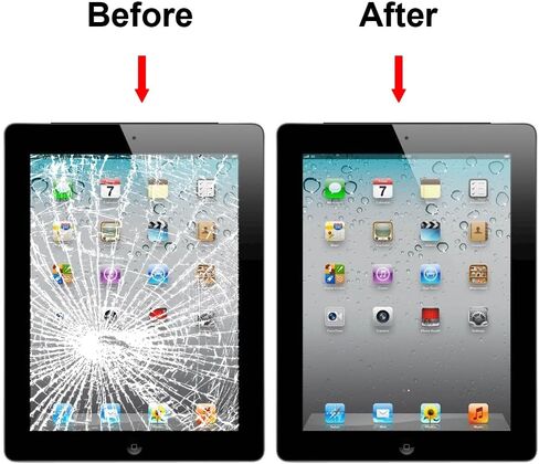 استبدال الزجاج الأمامي لمحول رقمي من MMOBIEL متوافق مع iPad 6 2018 الجيل السادس - A1893 A1954-9.7 بوصة - محول رقمي لشاشة تعمل باللمس - متضمن. مجموعة الأدوات - أبيض in Saudi Arabia