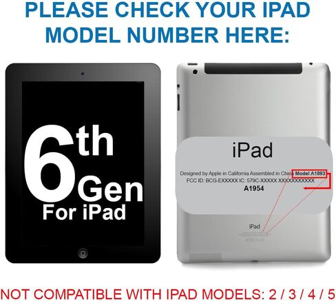 استبدال الزجاج الأمامي لمحول رقمي من MMOBIEL متوافق مع iPad 6 2018 الجيل السادس - A1893 A1954-9.7 بوصة - محول رقمي لشاشة تعمل باللمس - متضمن. مجموعة الأدوات - أبيض in Saudi Arabia