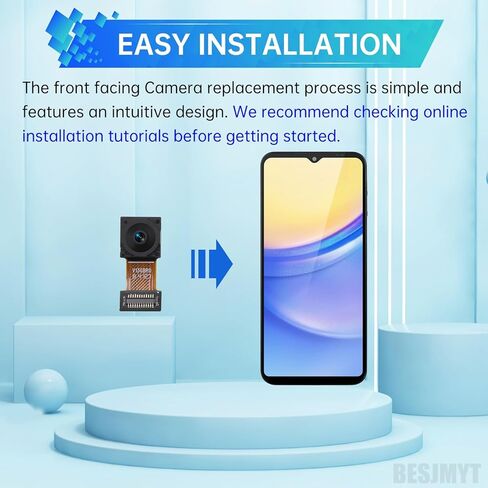 for Samsung Galaxy A15 5G/A15 Selfie Camera Part Replacement Front Camera Module Replacement Front Facing Camera Replace Model: SM-A156U SM-A156U1 SM-A156U1 DS SM-A155F in Saudi Arabia
