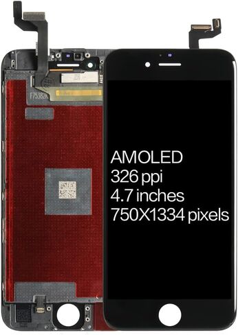 A-MIND for iPhone 6S LCD Display Touch Digitizer A1633 A1688 A1700 Screen Replacement Full Assembly Repair Kits with Tools (Black) in Saudi Arabia