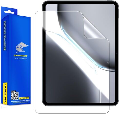 واقي شاشة من ArmorSuit مكون من قطعتين لجهاز OnePlus Pad 2 (12.1 بوصة، 2024) طبقة شفافة ذات تغطية قصوى MilitaryShield HD - صنع في الولايات المتحدة الأمريكية in Saudi Arabia