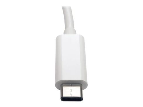 Tripp Lite U436-06N-GBW USB-C Gigabit Ethernet Adapter RJ45, Thunderbolt 3, Plug & Play for Mac Windows Chromebook, White, Cloud Care Pre-Configured Bundle Eligible (1 Pack) in Saudi Arabia