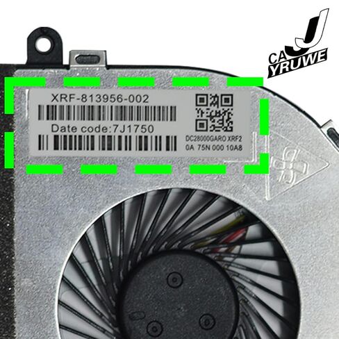 P/N XRF-813956-002، DC28000GAR0، مروحة تبريد وحدة المعالجة المركزية متوافقة مع HP Notebook 15-AC 15-AF 15-AY 15-BS 15-BA 15-BW 15-BD، TPN-C116 TPN-C125 TPN-C126 TPN-C130 Series، SPS-813946-001 in Kuwait
