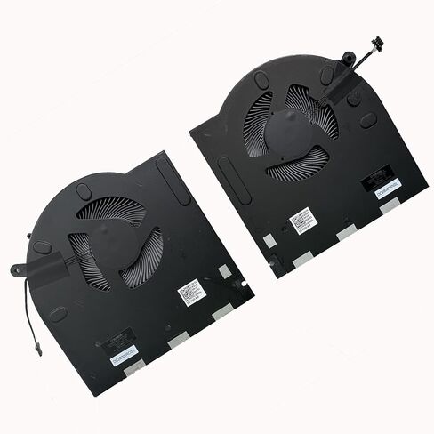 Replacement CPU and GPU Cooling Fan for Dell Alienware M17 R3 R4 0H5TYJ 0CNV63 DC28000ROSL EG50061S1-1C010-S9A K13087 DC28000RNSL EG50061S1-C060-S9A K13089 DFS240012BK0T DFSCK324162A2K 12V in Saudi Arabia