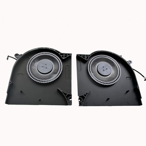 Replacement CPU and GPU Cooling Fan for Dell Alienware M17 R3 R4 0H5TYJ 0CNV63 DC28000ROSL EG50061S1-1C010-S9A K13087 DC28000RNSL EG50061S1-C060-S9A K13089 DFS240012BK0T DFSCK324162A2K 12V in Saudi Arabia